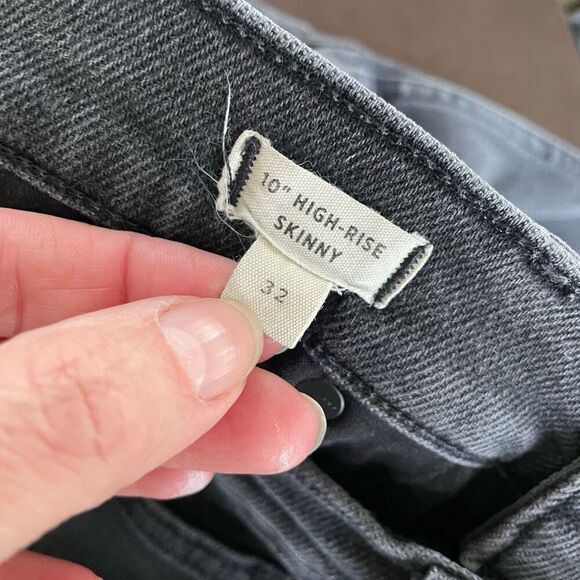 Madewell High Rise Skinny Jeans Washed Black 32 - Picture 7 of 7